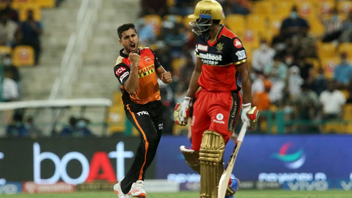 RCB vs SRH: Umran Malik bowls fastest ball in IPL 2021, touches 153kph against Bangalore