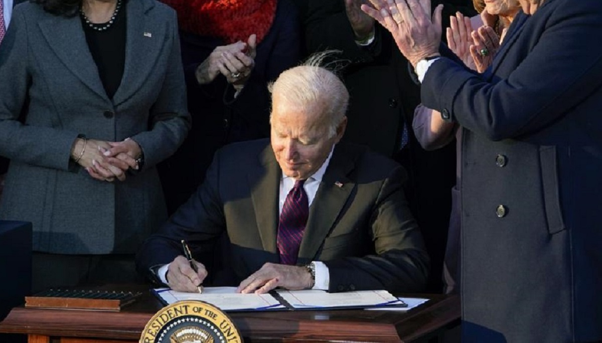 'Your life is going to change for the better': Biden signs $1 trillion infrastructure deal