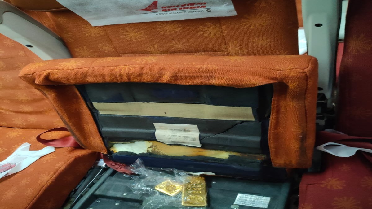 Gold worth Rs 75 lakh hidden under Air India flight seat seized at Jaipur airport