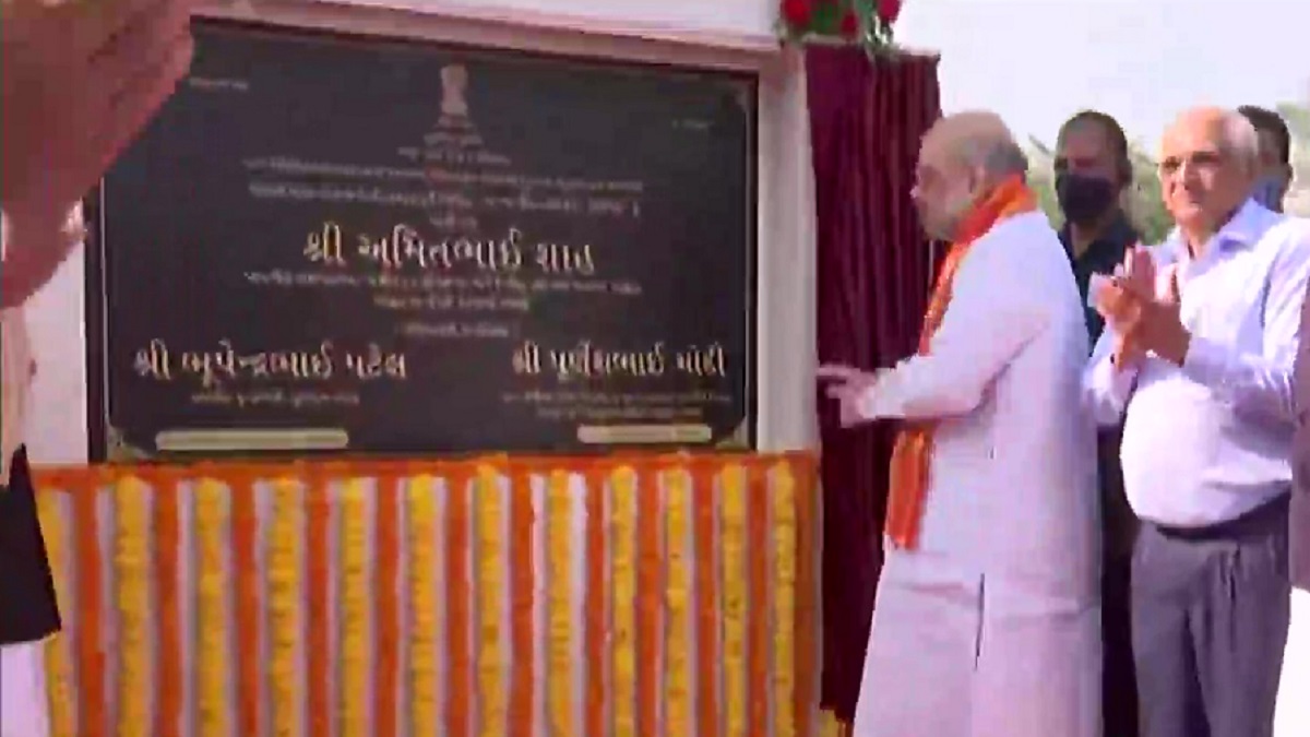 Gujarat: Amit Shah inaugurates 4.18 km long elevated corridor in Ahmedabad