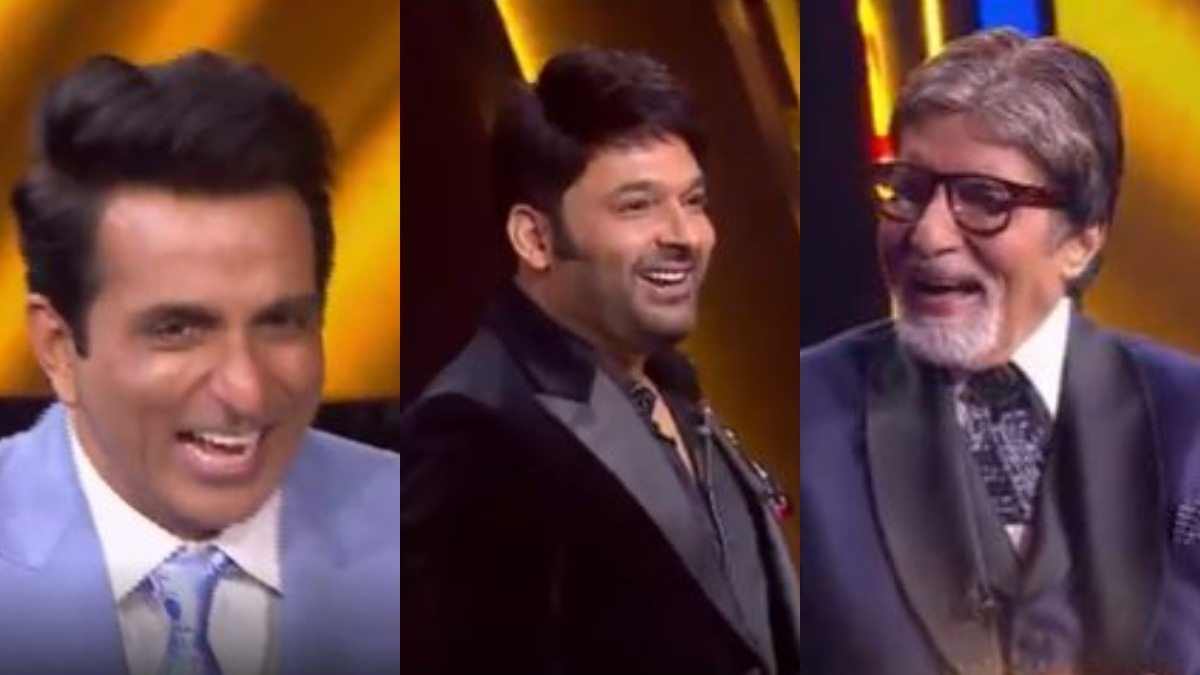 KBC 13: Amitabh Bachchan, Sonu Sood Laugh Their Hearts Out As Kapil ...