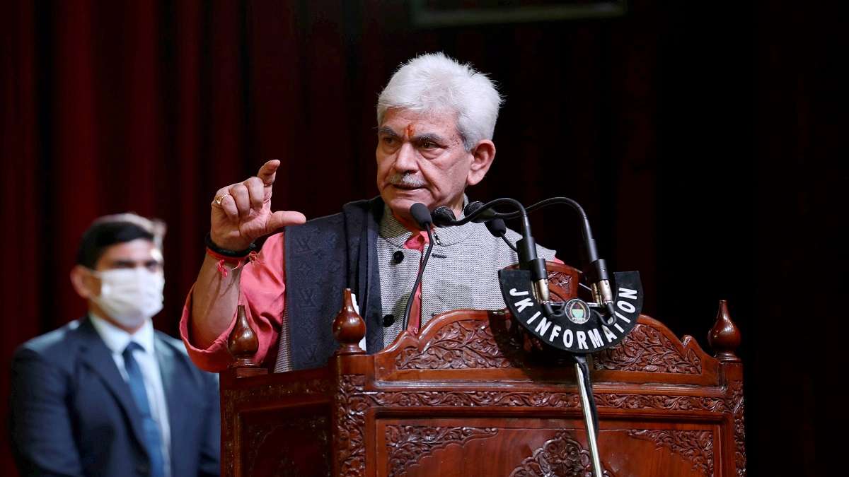 'You will not see terrorism in J&K after 2 years', assures LG Manoj Sinha