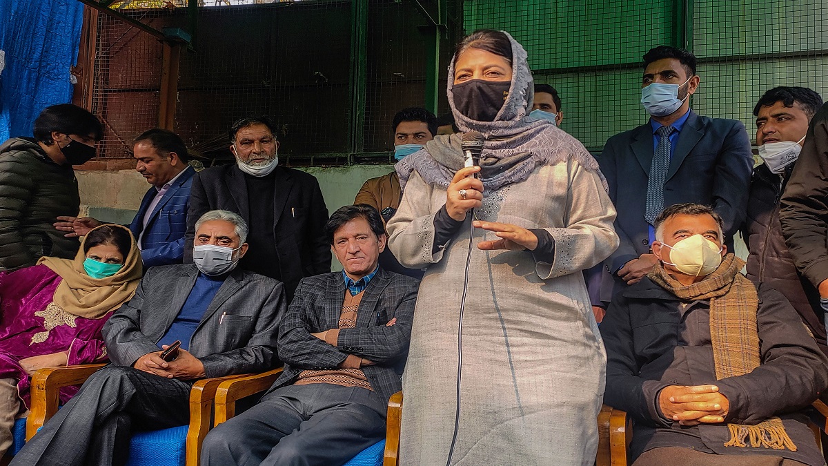 PDP chief Mehbooba Mufti not placed under house arrest in Srinagar, says senior J&K cop