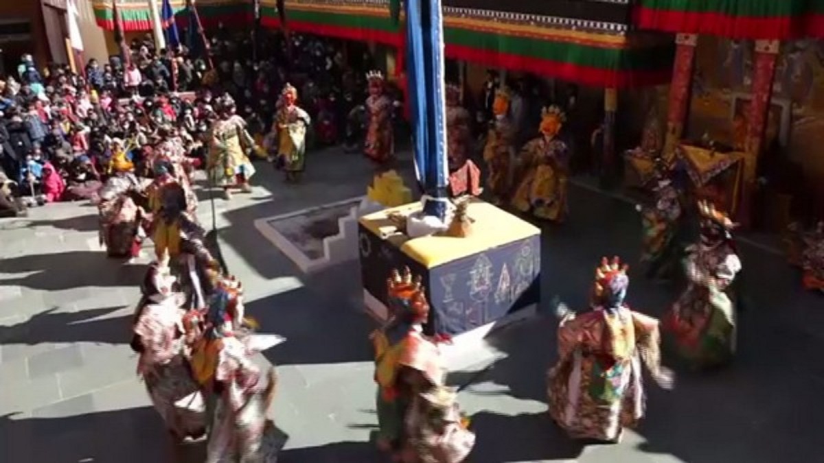 Leh: 2-day monastic festival 'Thiksey Gustor' concludes