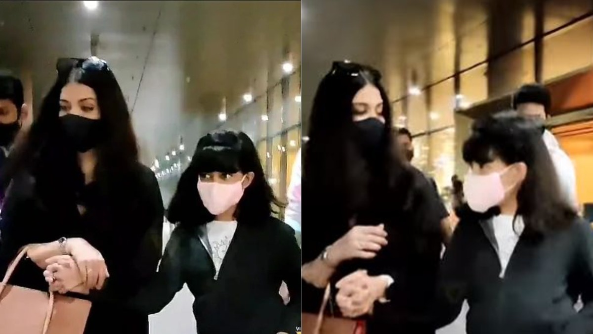 Aishwarya Rai, Abhishek Bachchan's daughter Aaradhya leaves netizens gushing over her cute walk