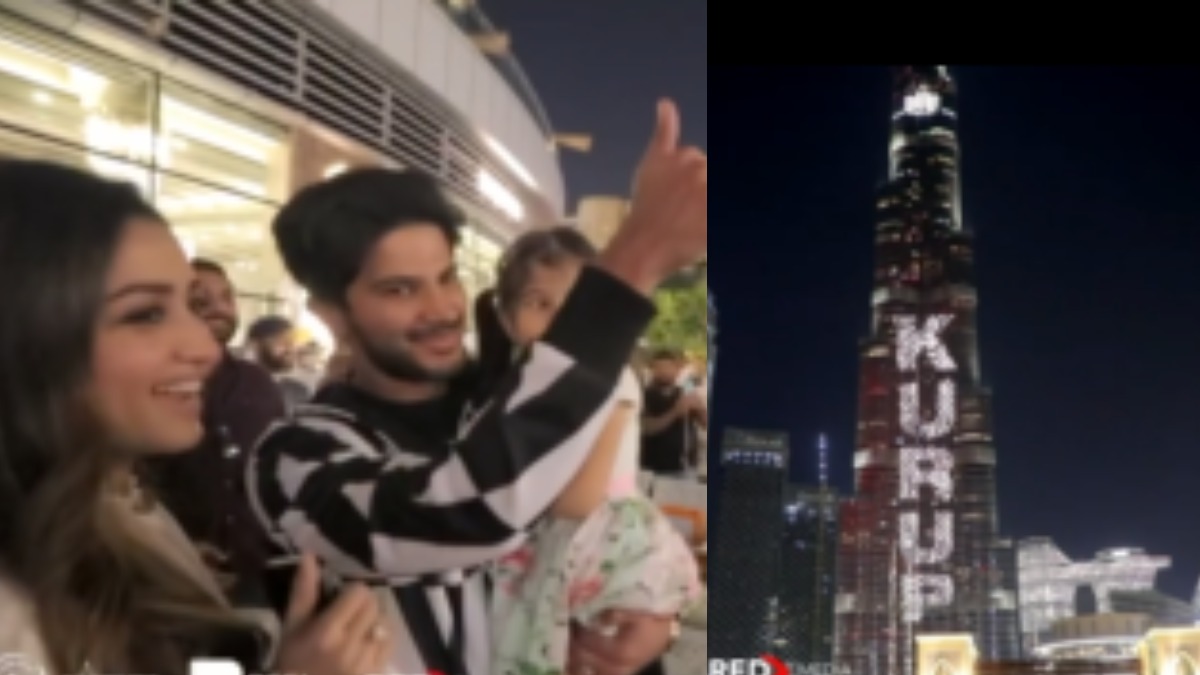 Dulquer Salmaan shares video as Burj Khalifa lights up with 'Kurup' Trailer: Historic moment