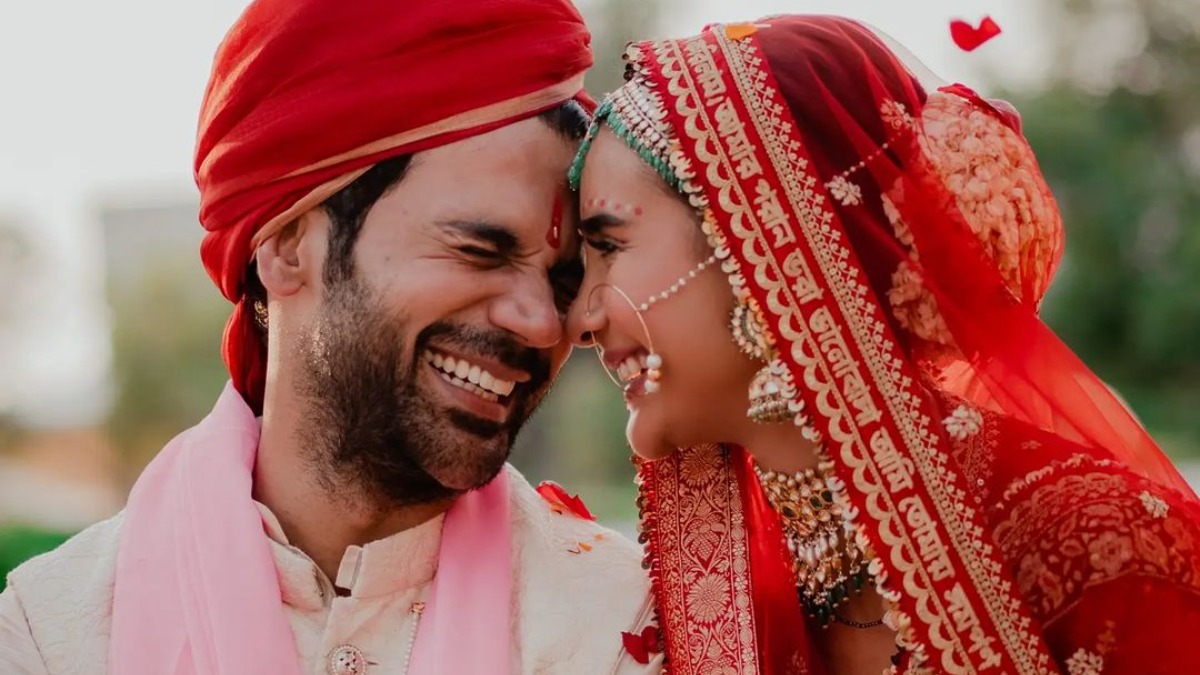 Rajkummar Rao's wife Patralekhaa's wedding dupatta had THIS special message for groom