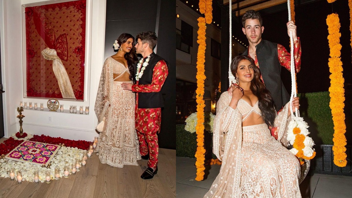 Priyanka Chopra Hindu wedding red lehenga photos, Unseen pictures