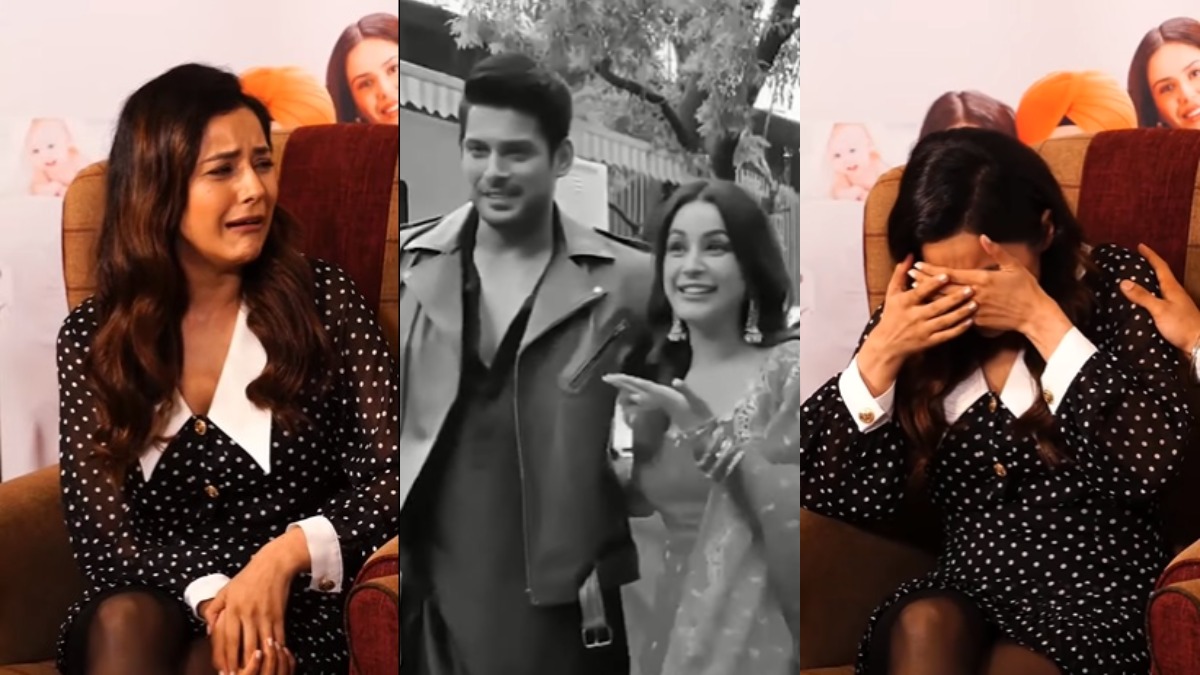 Shehnaaz Gill cries inconsolably remembering Sidharth Shukla during Honsla Rakh promotions. Video goes viral