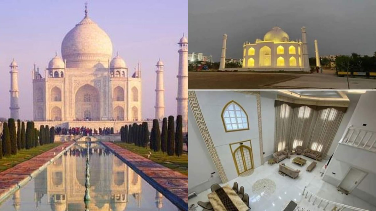 MP man gifts wife Taj Mahal like home with 4 bedrooms, lookalike ...