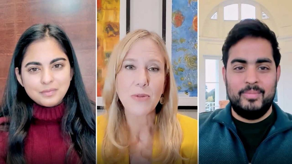At Fuel for India 2021, Meta's Chief Business Officer Marne Levine spoke to Akash and Isha Ambani,Directors of Reliance Jio Platforms.