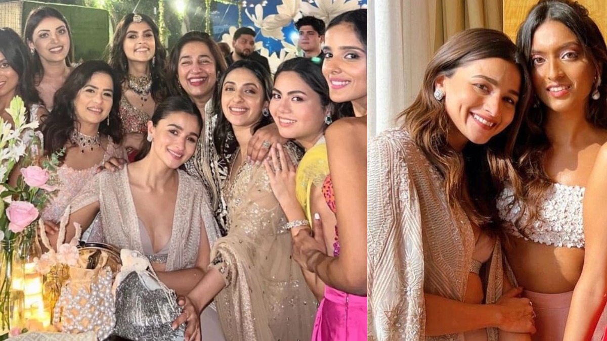 Alia Bhatt Steals the Show With Silver Cape Dress at Best Friend's Wedding  - News18