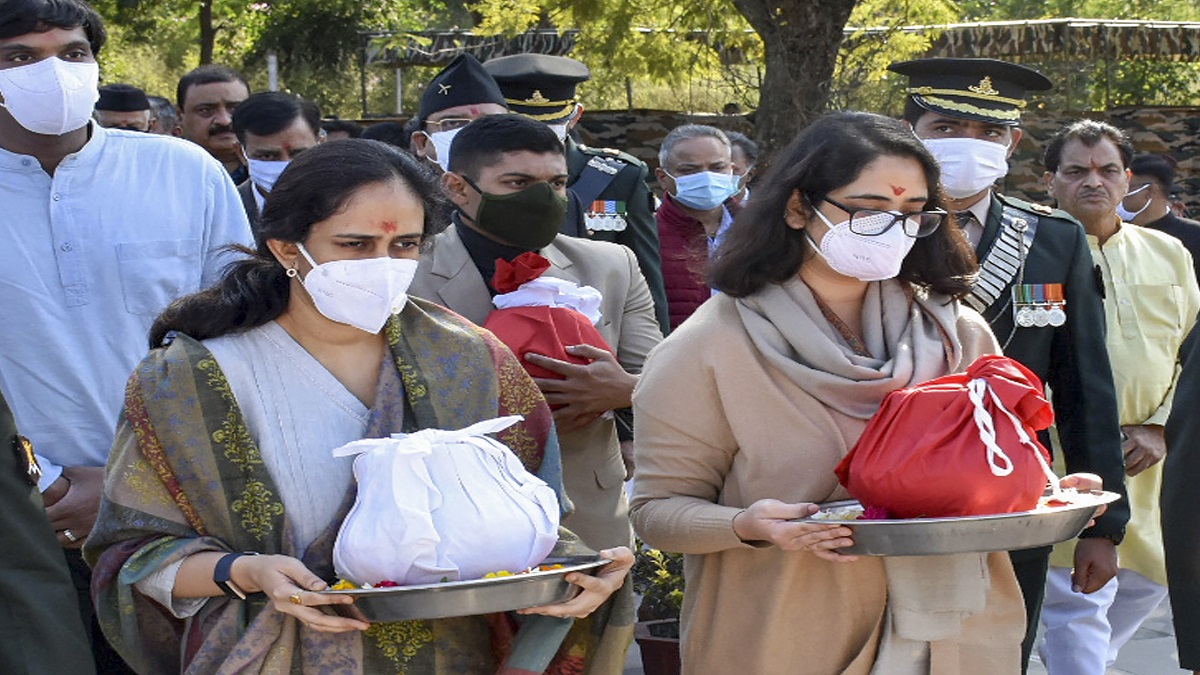 CDS Gen Bipin Rawat, wife Madhulika's 'Asthi Visarjan' performed by daughters in Haridwar