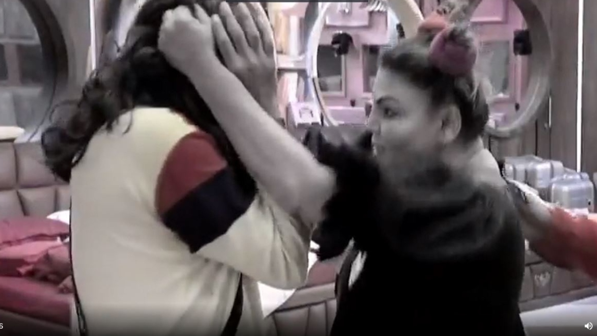 Screengrab of Rakhi Sawant, Abhijit Bichukale from Bigg Boss 15 promo