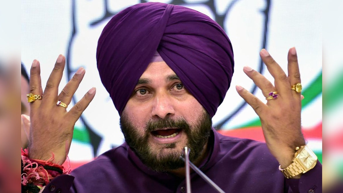 Navjot Singh Sidhu uses cuss word during press conference | WATCH |  Elections News – India TV