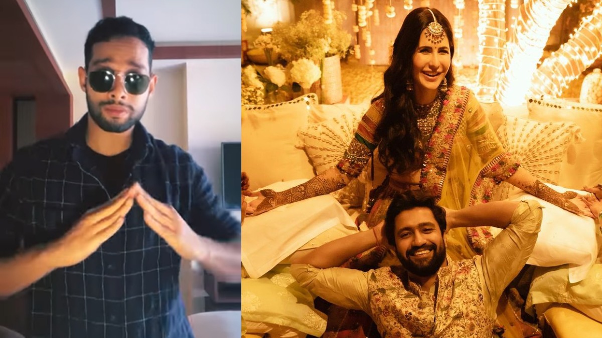 Siddhant Chaturvedi says 'Purey India ka shaadi ka mood bana diya' as he congratulates Katrina-Vicky