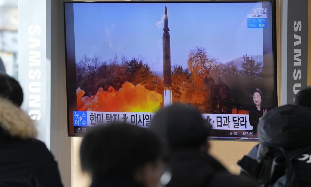 North Korea fires possible ballistic missile into sea, say neighbours