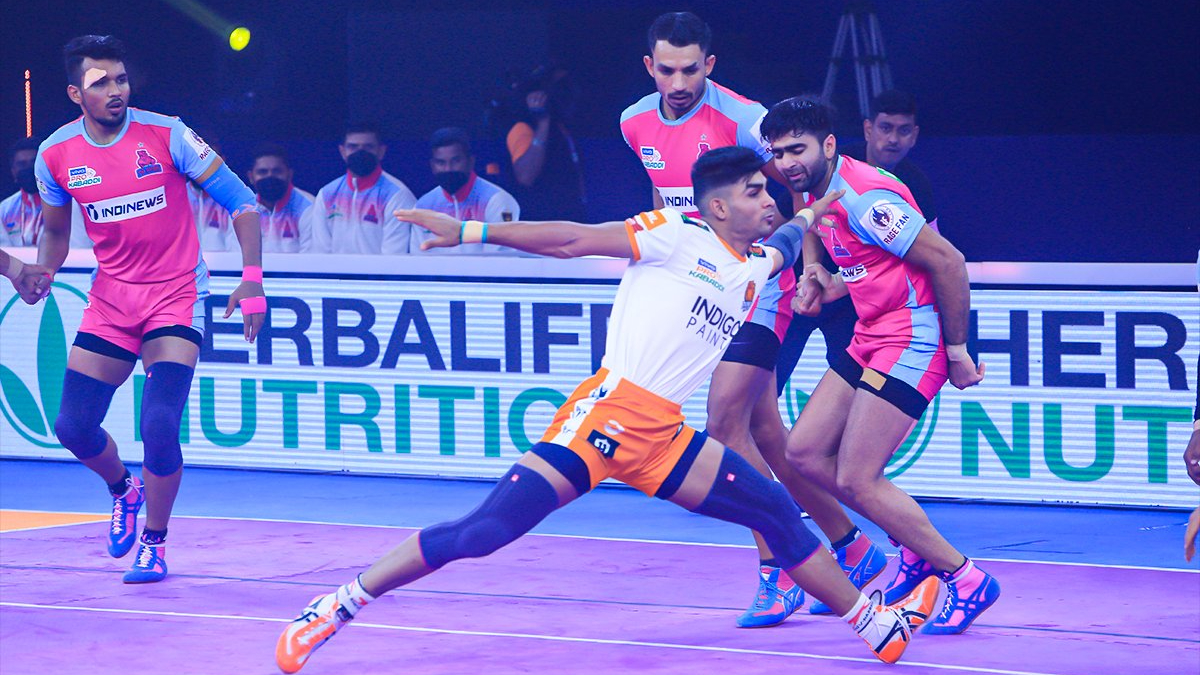 PKL 2021-22: Jaipur Pink Panthers beat Puneri Paltans 31-26