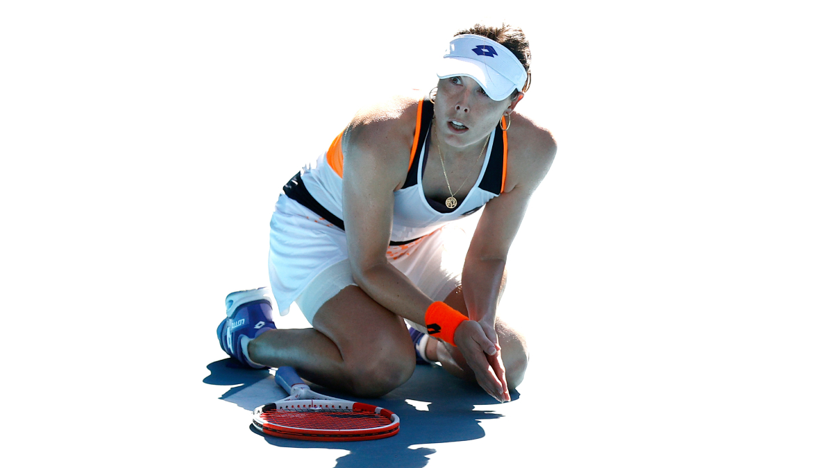 Australian Open 2022 Alize beats Halep to reach 1st