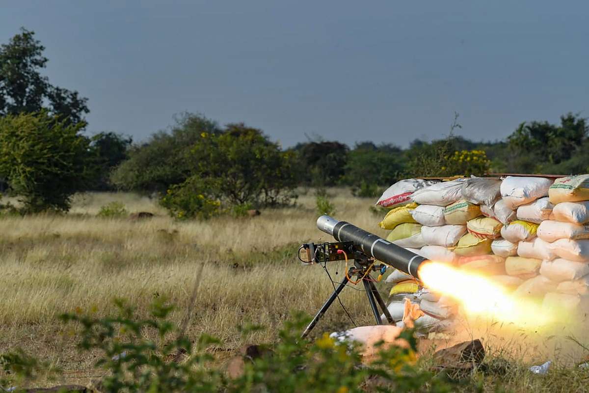 DRDO flight tests man portable anti-tank guided missile