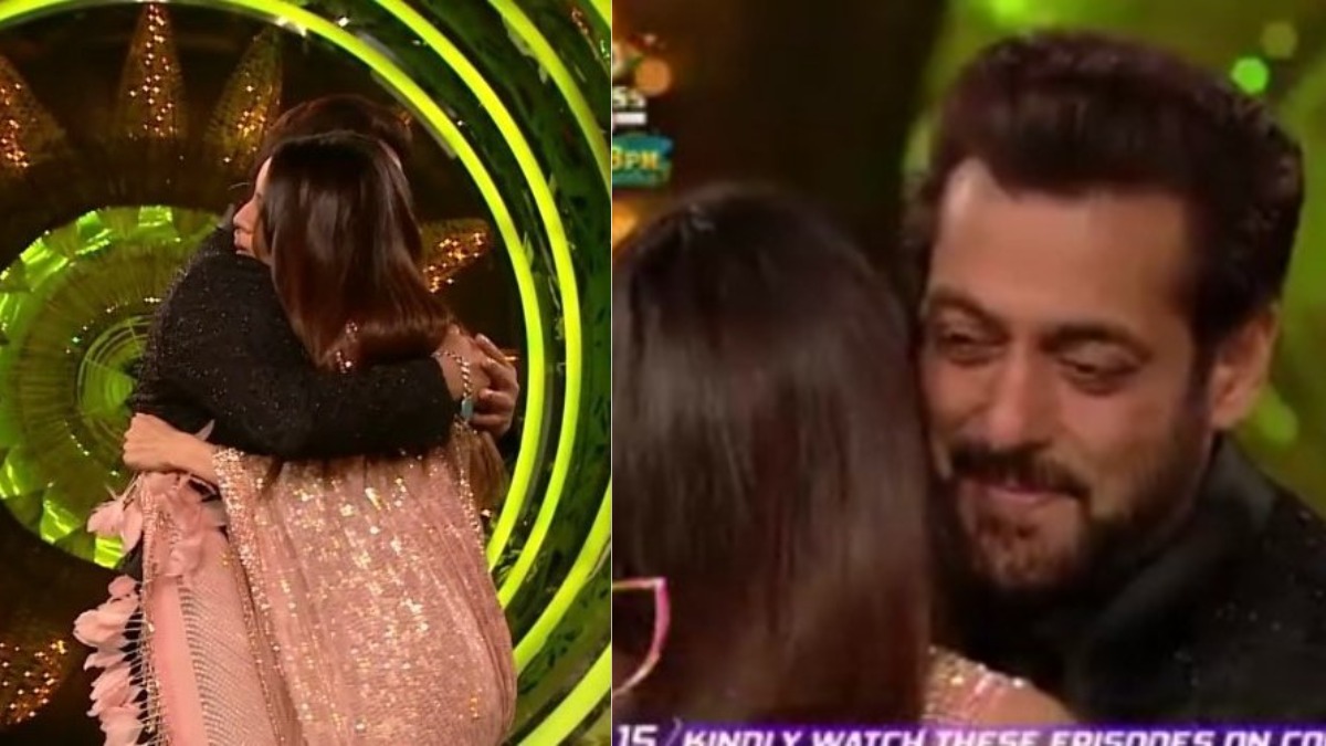 Bigg Boss 15 Finale: Salman Khan &amp; Shehnaaz Gill's emotional 'hug' on stage made SidNaaz fans numb