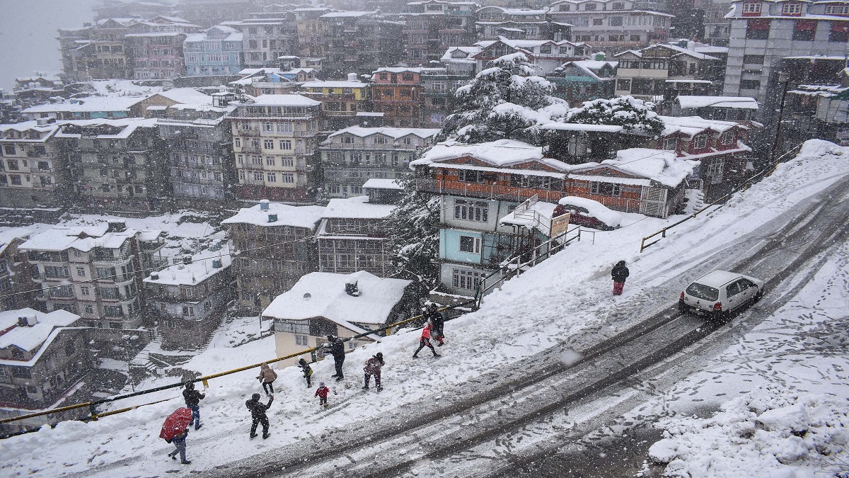 Shimla Himachal Pradesh heaviest fresh snowfall Mcleod Ganj IMD