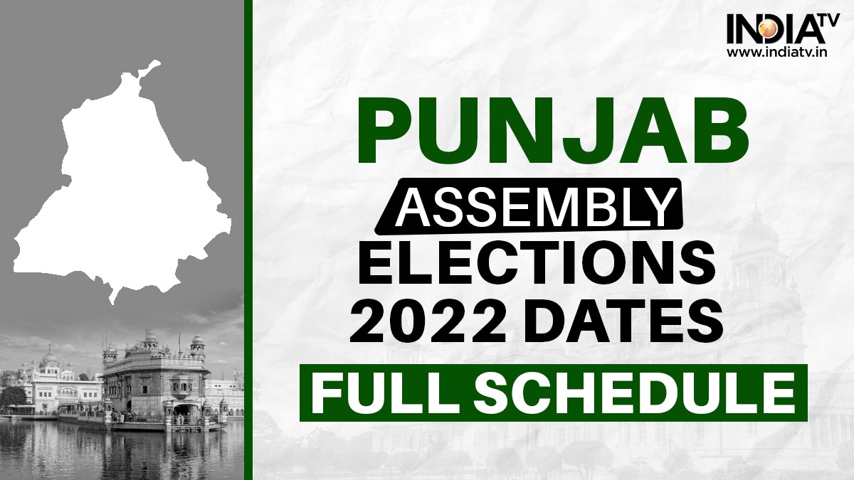 Punjab Assembly election 2022 dates full schedule updates Congress AAP