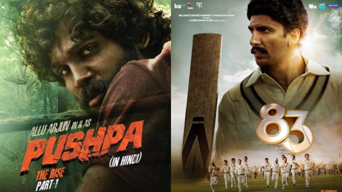 Box Office Report: Allu Arjun's Pushpa Hindi dub, Ranveer Singh's '83 in  race for Rs 100 cr finish | Bollywood News – India TV