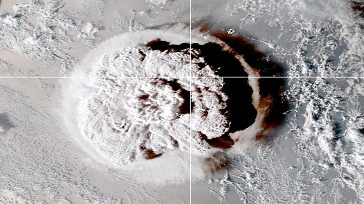 Tonga volcanic eruption shockwaves felt in India too