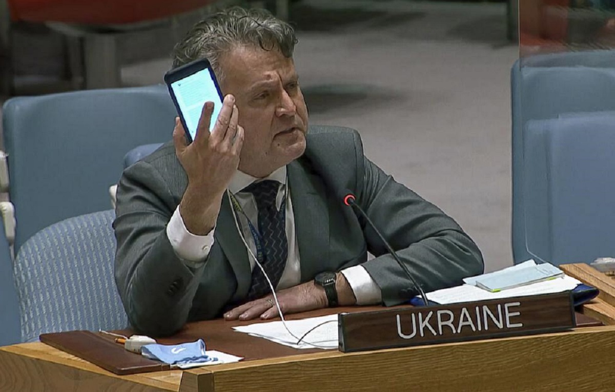 'It's too late': Ukrainian Ambassador told emergency UN meet as Putin announced war live on TV