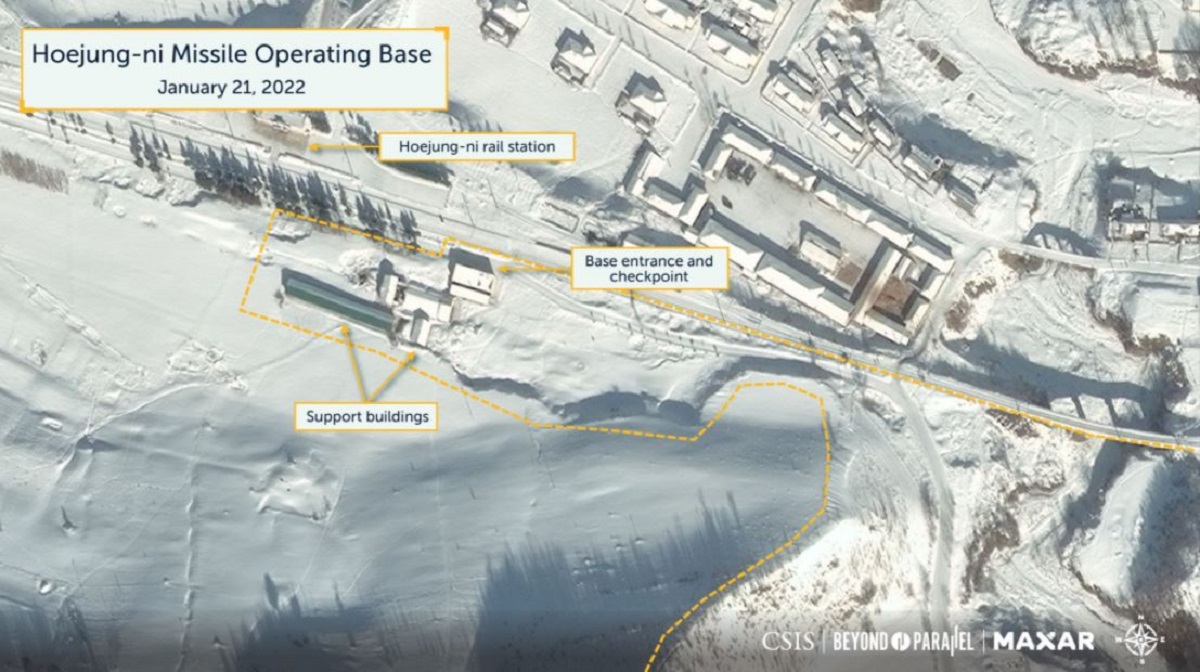 Satellite image indicates North Korea may be preparing military parade