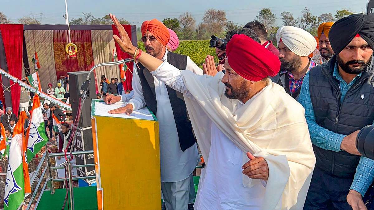 Punjab election 2022: CM Channi's chopper denied permission to fly, Congress blames BJP