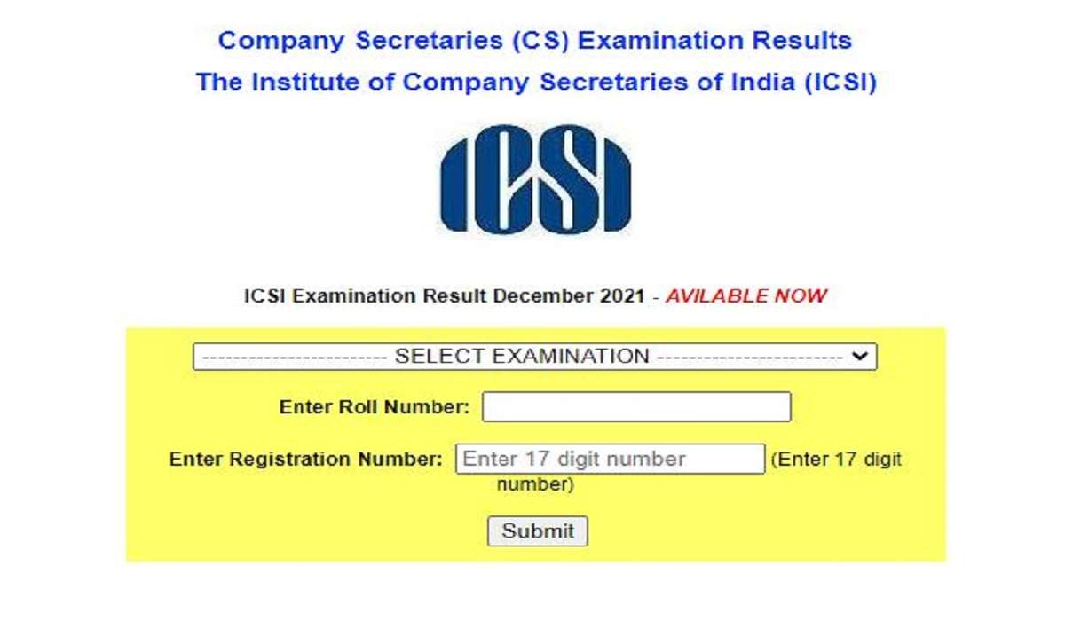 ICSI CS December result 2021: CS professional results DECLARED, Shruti Nagar tops; Executive scorecard soon