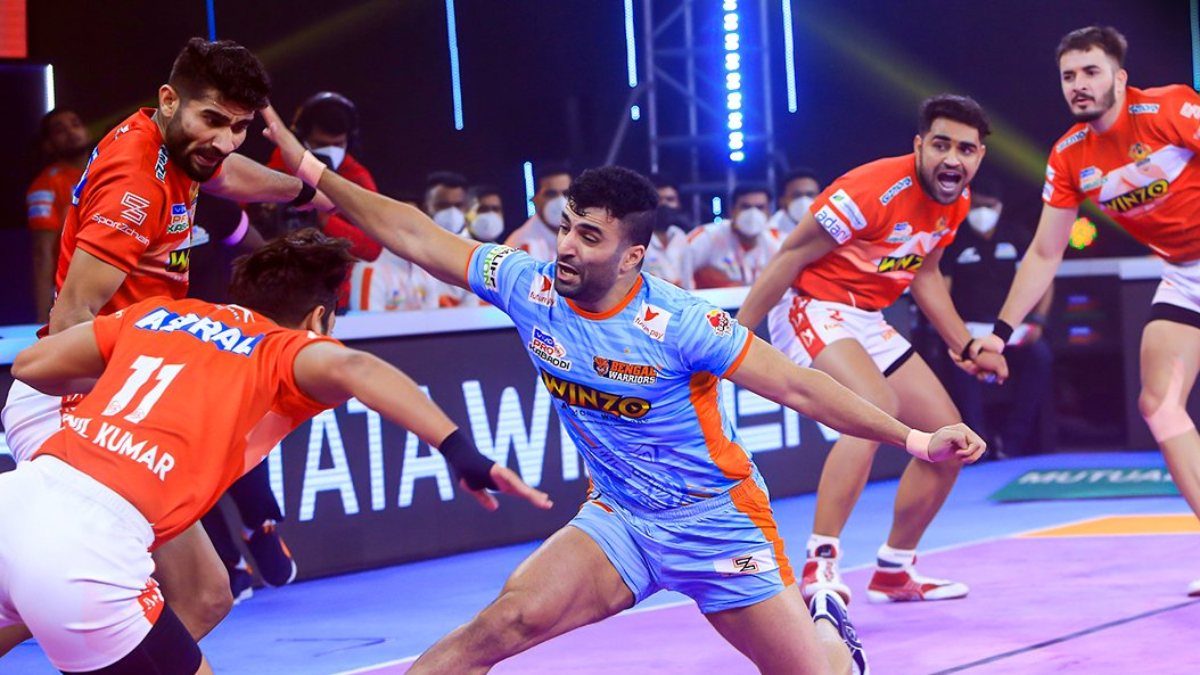 PKL: Gujarat Giants Beat Bengal Warriors 34-25 – India TV