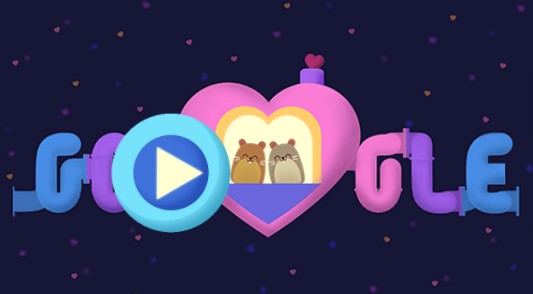 Valentine's Day 2022: Google shares interactive doodle for lovers around the world