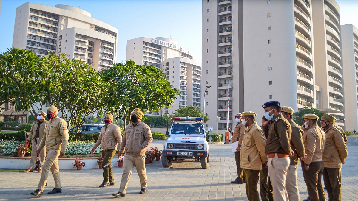 Gurugram building collapse: Police collect samples of damaged structure