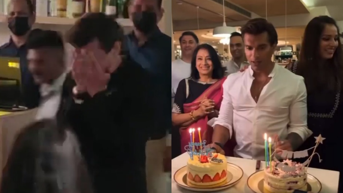 Karan Singh Grover gets emotional as wife Bipasha Basu hosts surprise ...