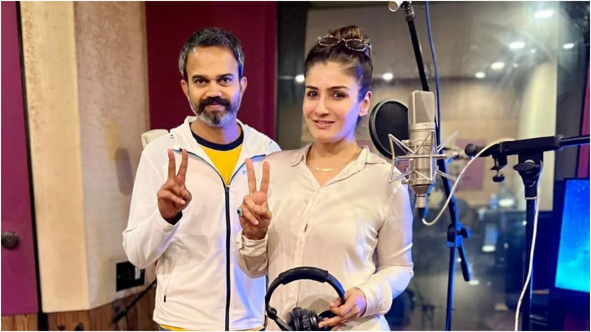 Raveena Tandon wraps up dubbing for Yash-starrer KGF: Chapter 2, see pics