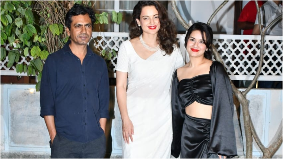 Kangana Ranaut, Avneet Kaur join Tiku Weds Sheru wrap up party at Nawazuddin Siddiqui's new bungalow 'Nawab'