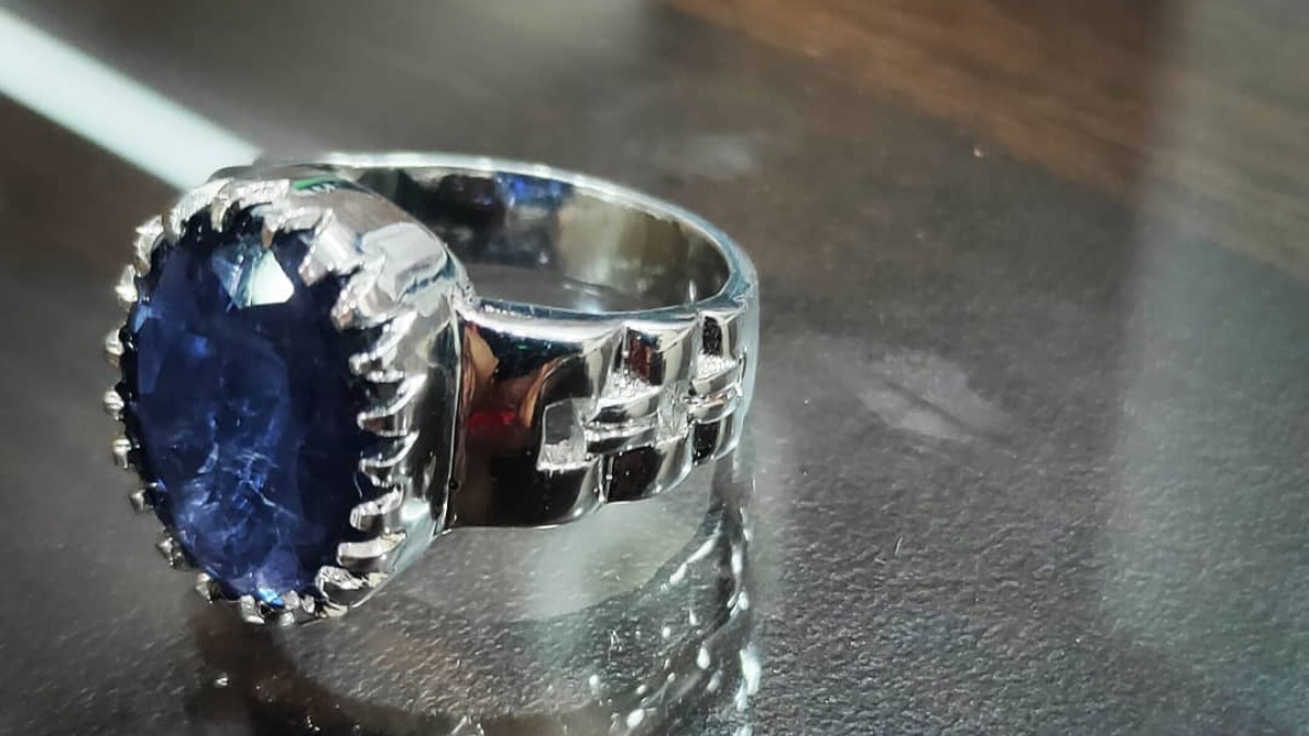 TODANI JEMS 7.25 Ratti 6.72 Carat Neelam Ring Blue Sapphire Adjustable Ring  Metal Sapphire Silver Plated Ring Price in India - Buy TODANI JEMS 7.25  Ratti 6.72 Carat Neelam Ring Blue Sapphire