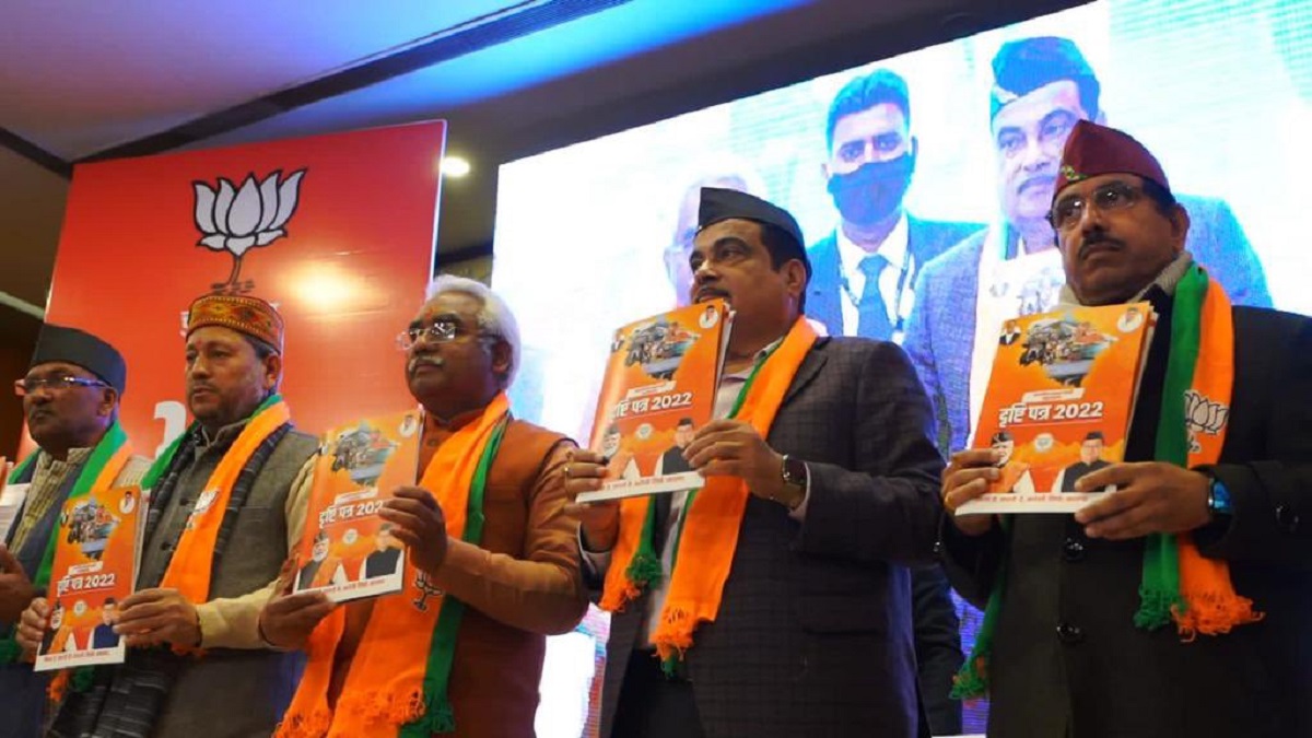 Uttarakhand election 2022: BJP releases manifesto, focuses on infrastructure, tourism, employment