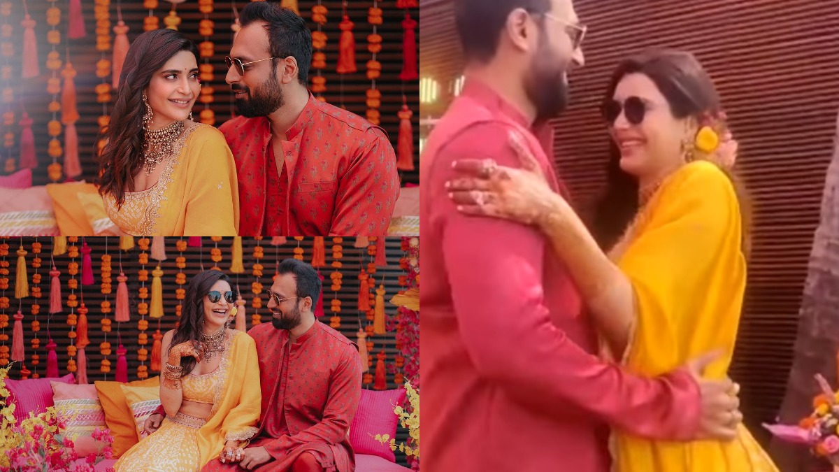 Karishma Tanna-Varun Bangera Mehendi: Cute video of couple dancing to 'Meri Rani' goes viral; see inside pics