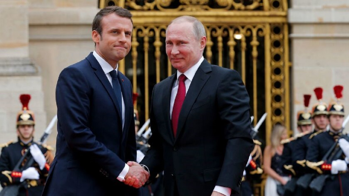 Russia Ukraine news: 'Plans to withdraw troops from Belarus', Putin tells French President