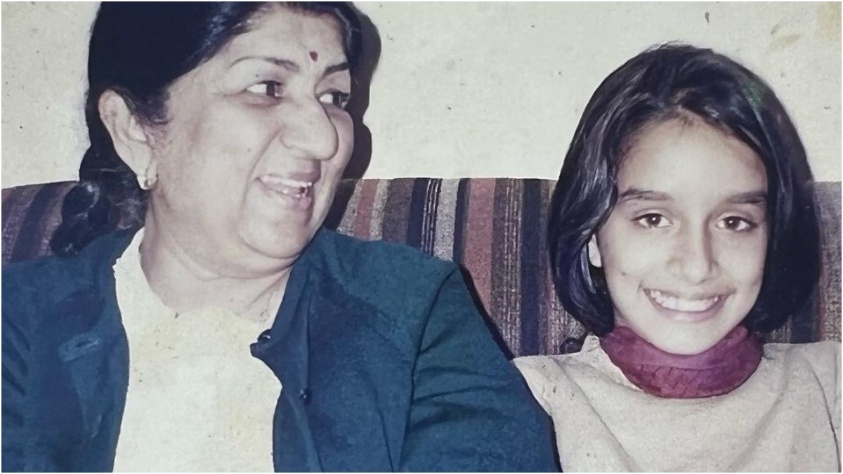 Shraddha Kapoor remembers 'Aaji' Lata Mangeshkar with priceless throwback pics