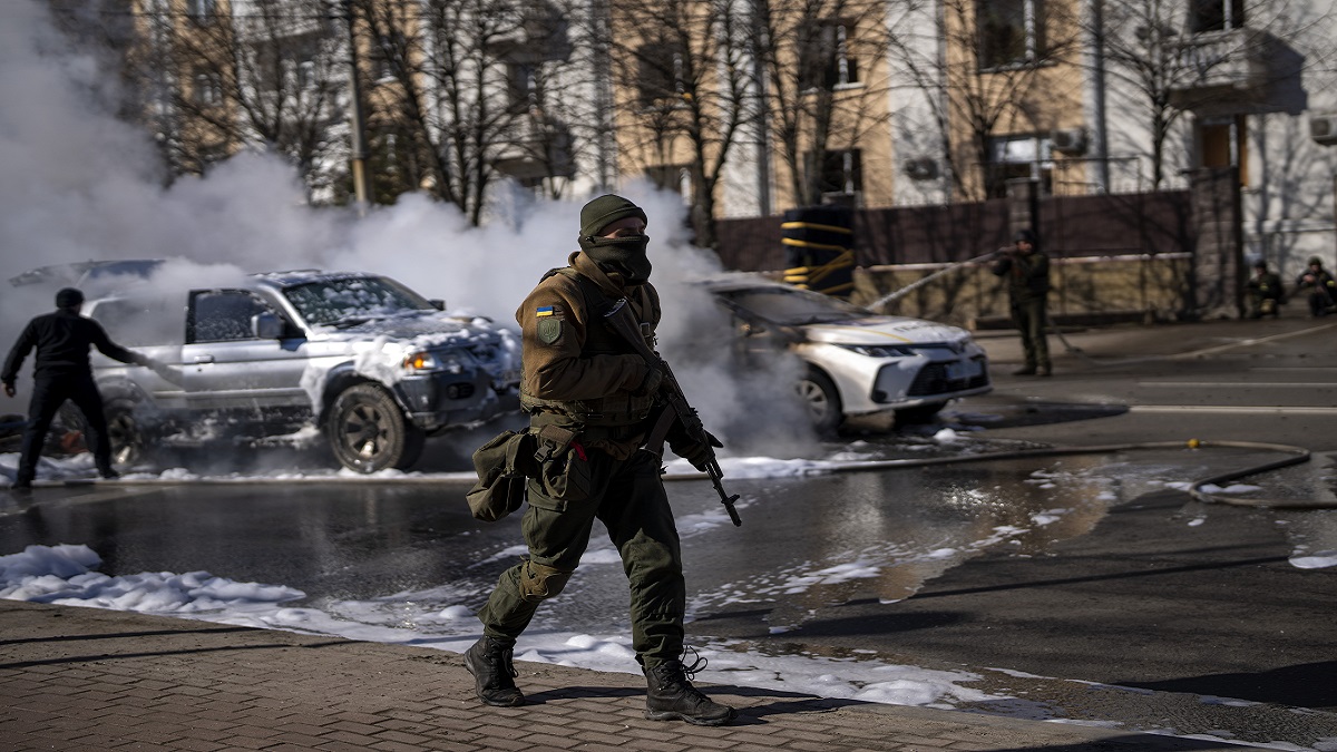 Russians enter Ukraine's 2nd-largest city, advance on ports on day 4 of invasion