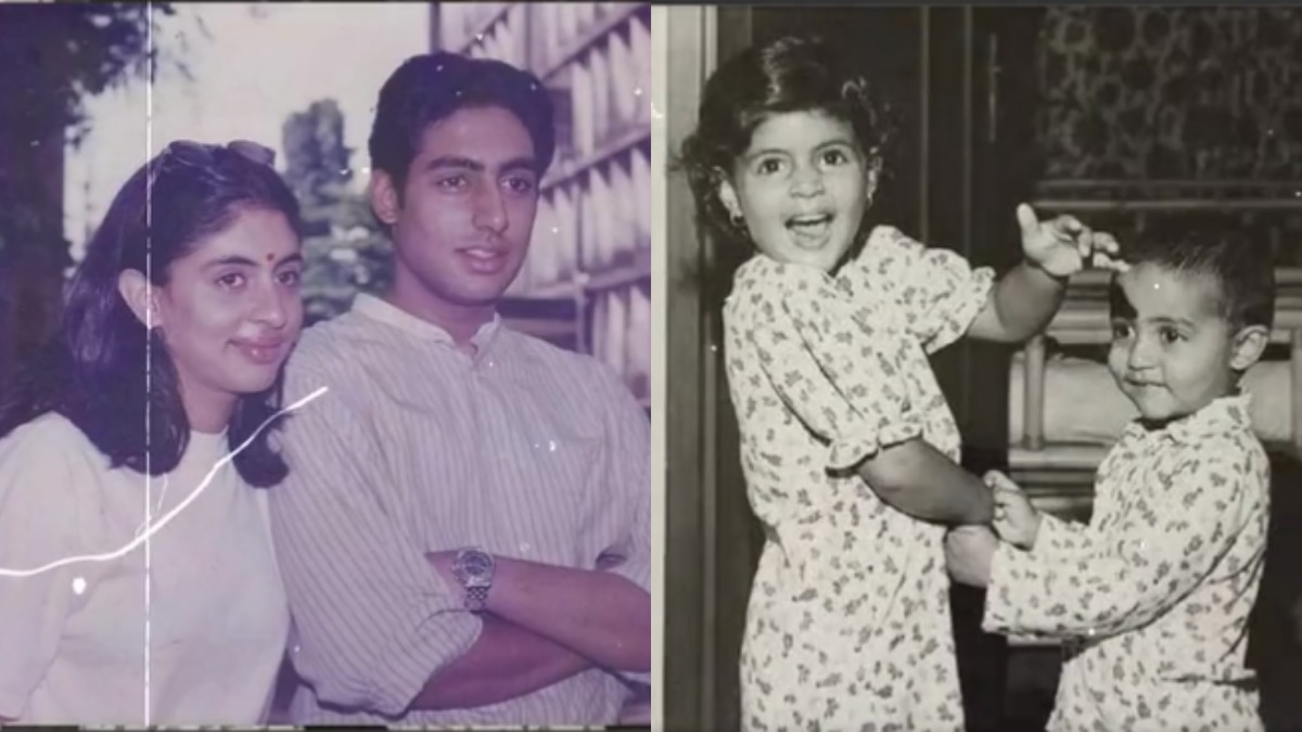 Happy Birthday Shweta Bachchan: Abhishek Bachchan showers love on sister, shares priceless throwback video