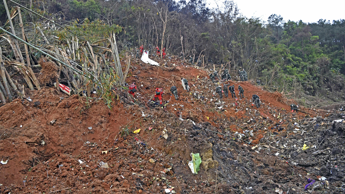 China plane crash: One black box found in severely damaged condition