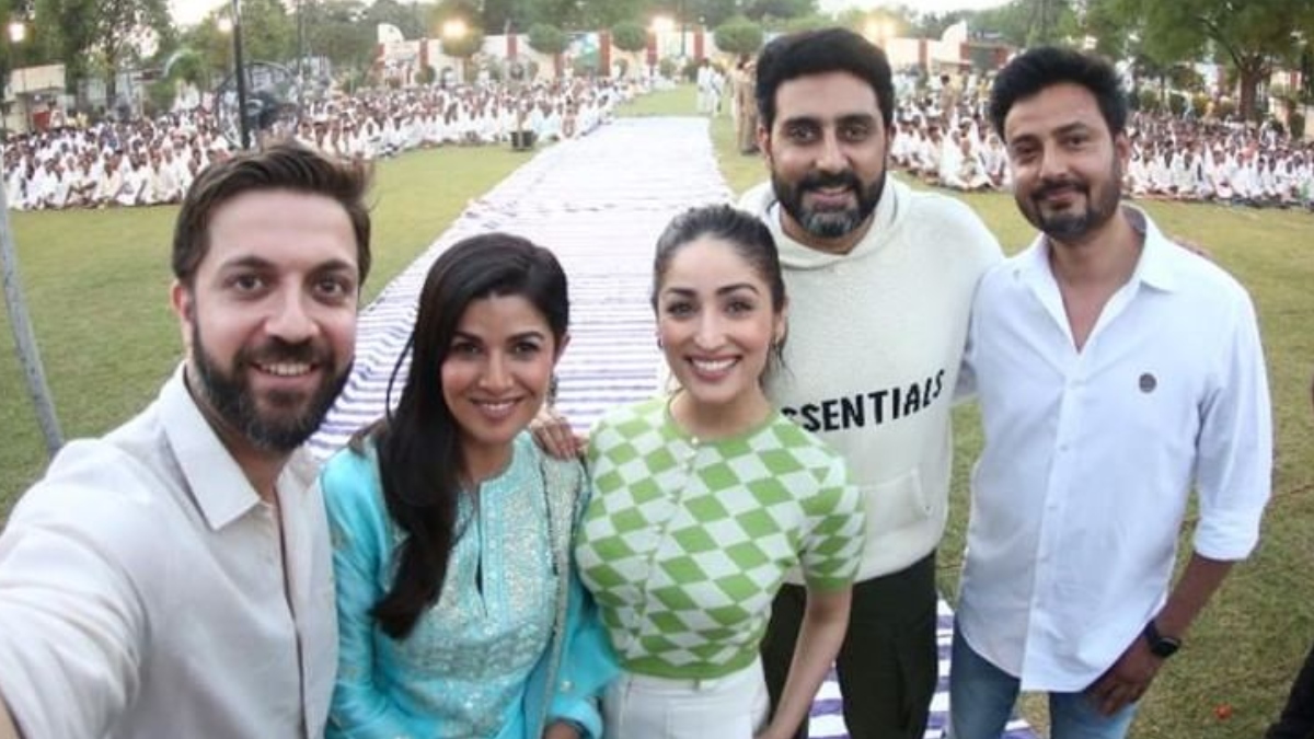 Dasvi screening at Agra Central Jail: Abhishek Bachchan, Yami Gautam, Nimrat Kaur fulfil promise