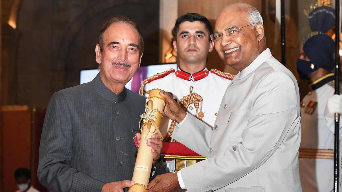 I like that someone recognised my work: Ghulam Nabi Azad on receiving Padma Bhushan