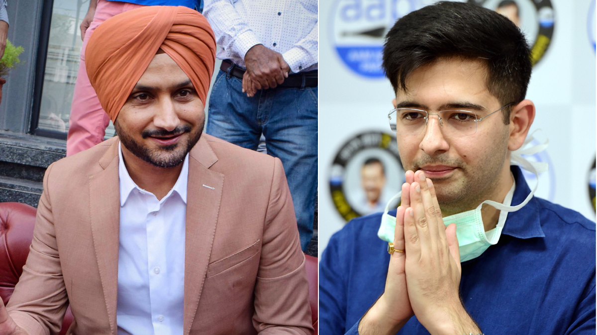 AAP picks Harbhajan Singh, Raghav Chadha, Sandeep Pathak for Rajya Sabha from Punjab